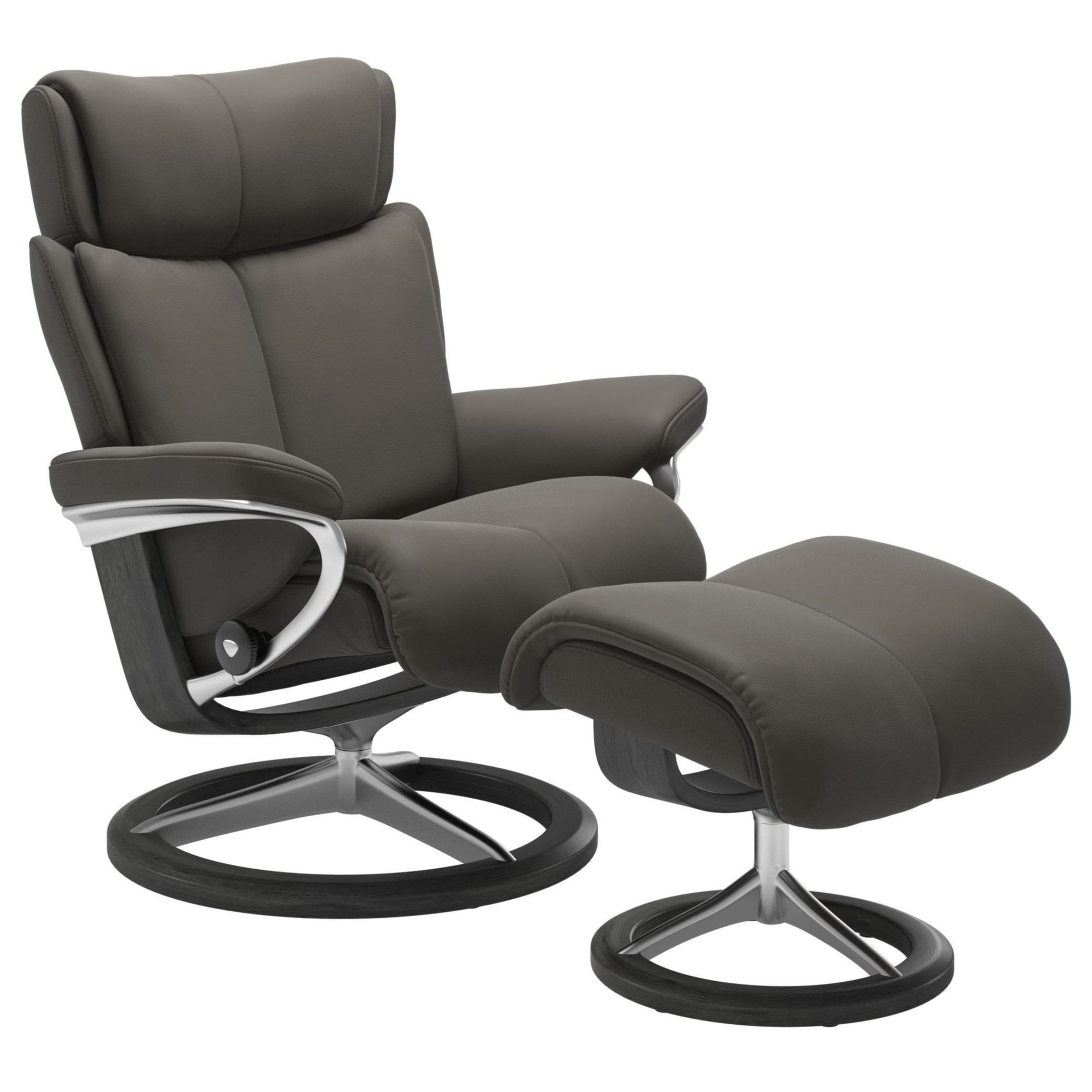 Stressless Leather Wing Chair