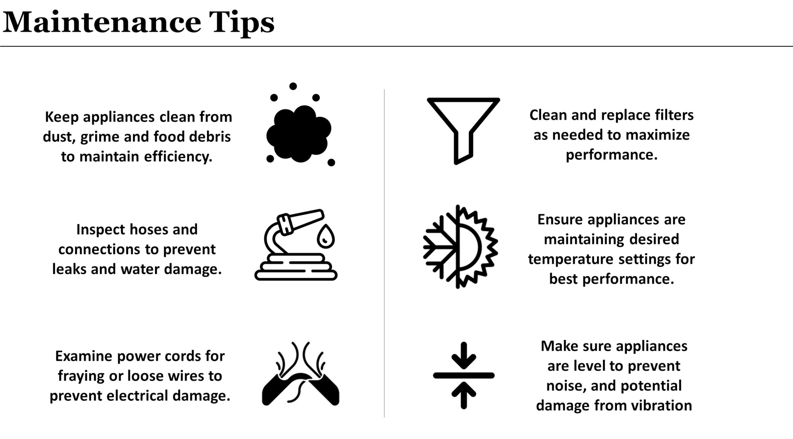 Maintenance Tips