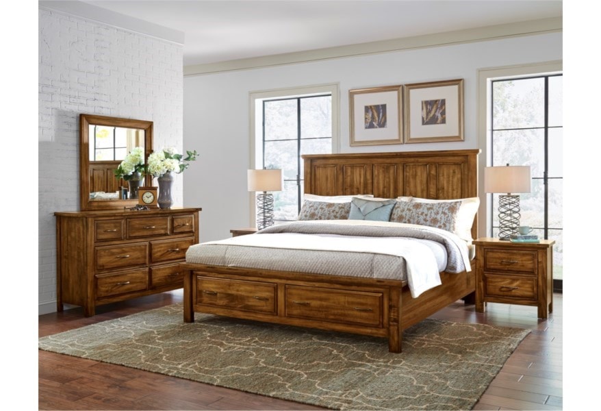 solid wood bedroom