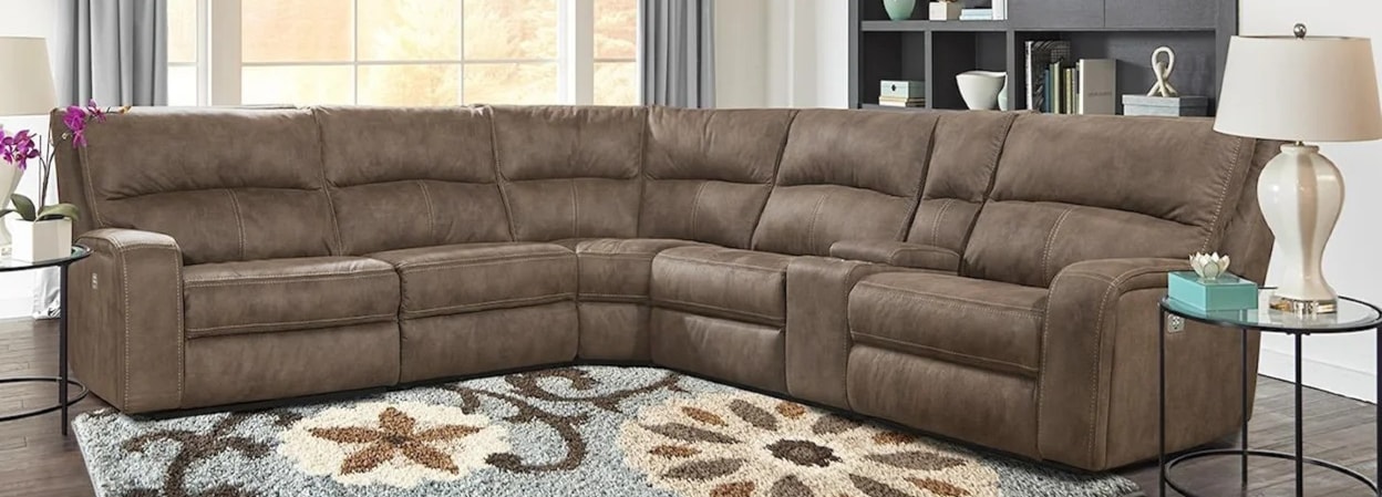 reclining sectional