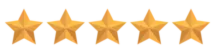 5 star reviews