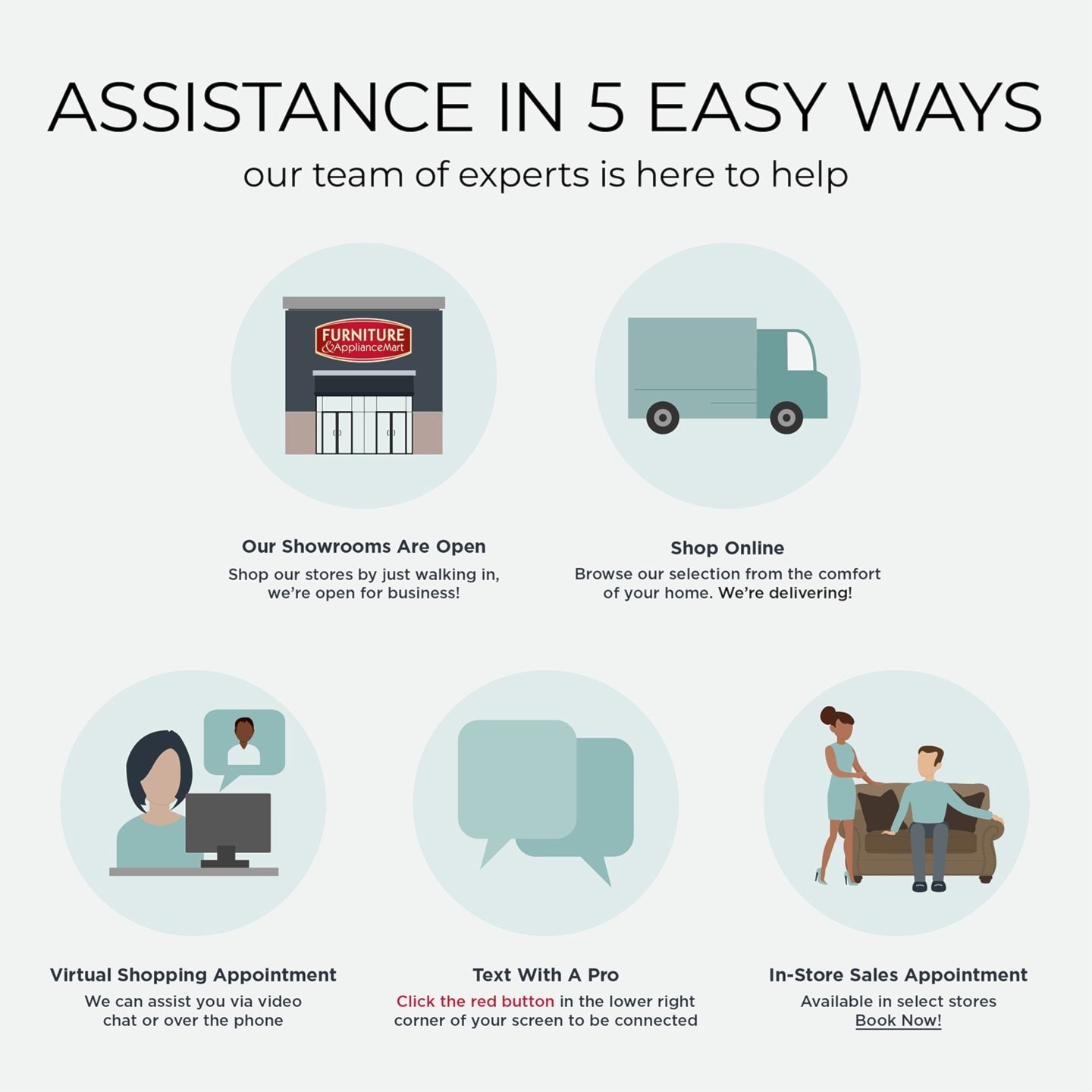 Assistance in 5 Easy Ways