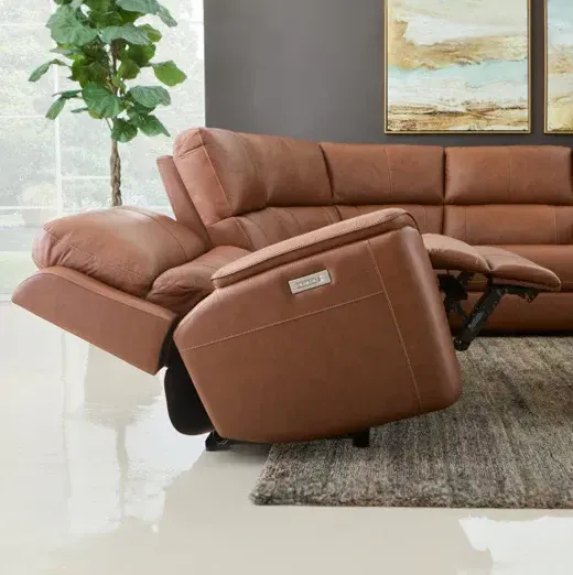 Living room with reclining sectional