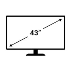 43 inch tv