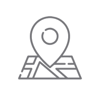 icon of map pin on a map