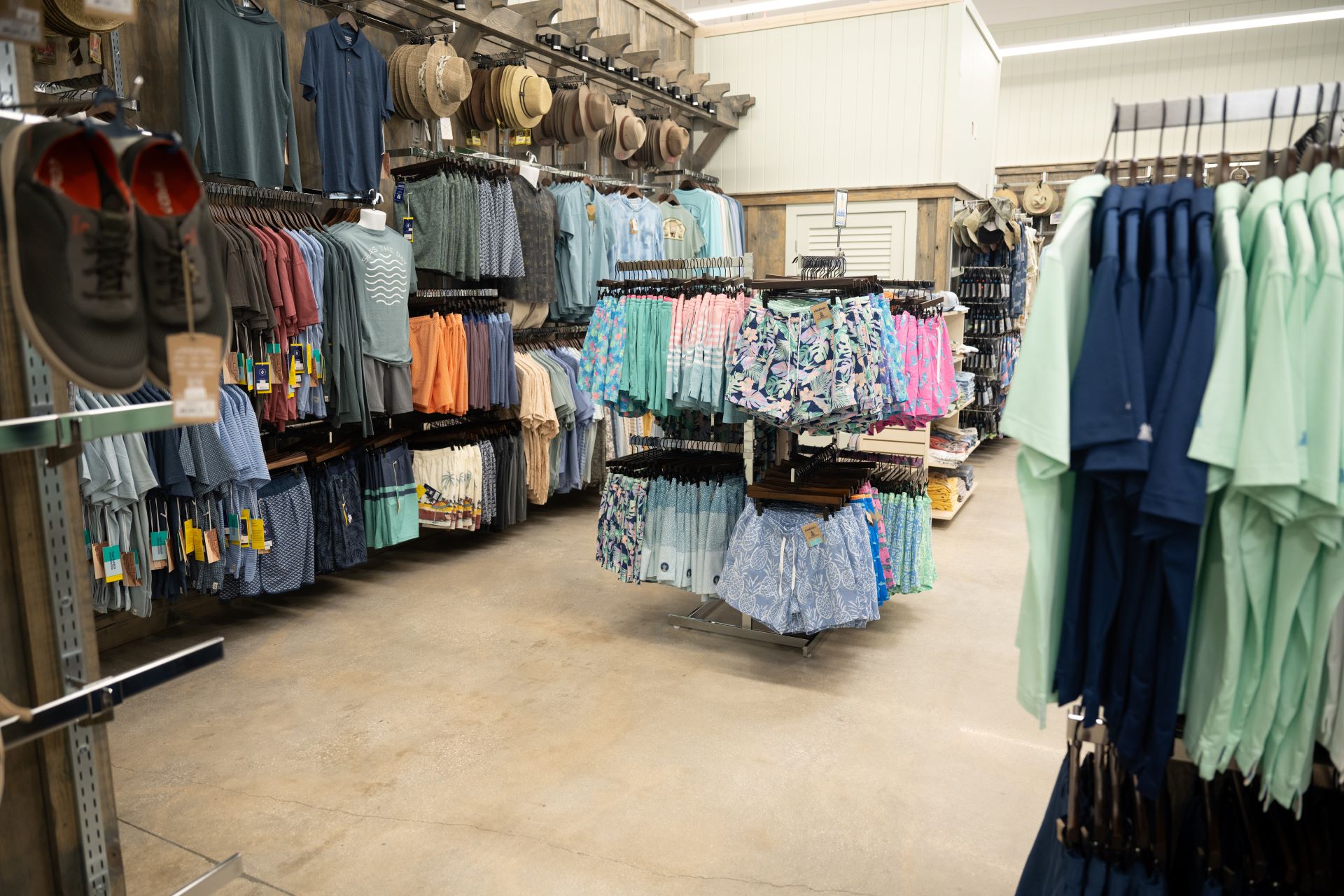 clothing section