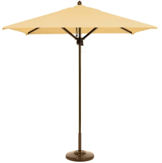 tall tan umbrella
