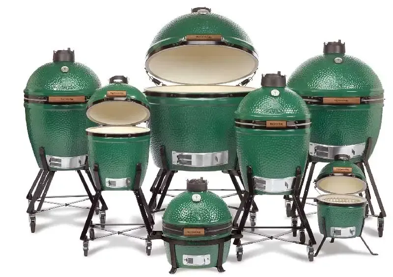 collection of different sized big green eggs