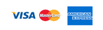 Visa, MasterCard, American Express