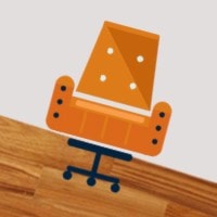 orange chair graphic