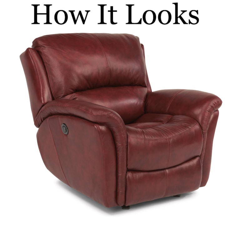 red/brown recliner