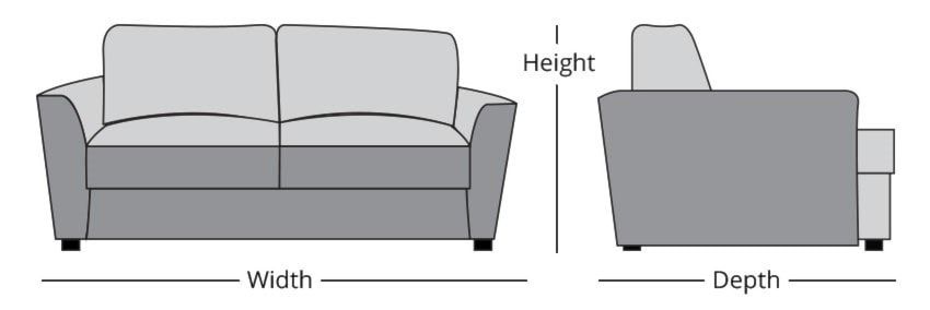 sofa measuring guide