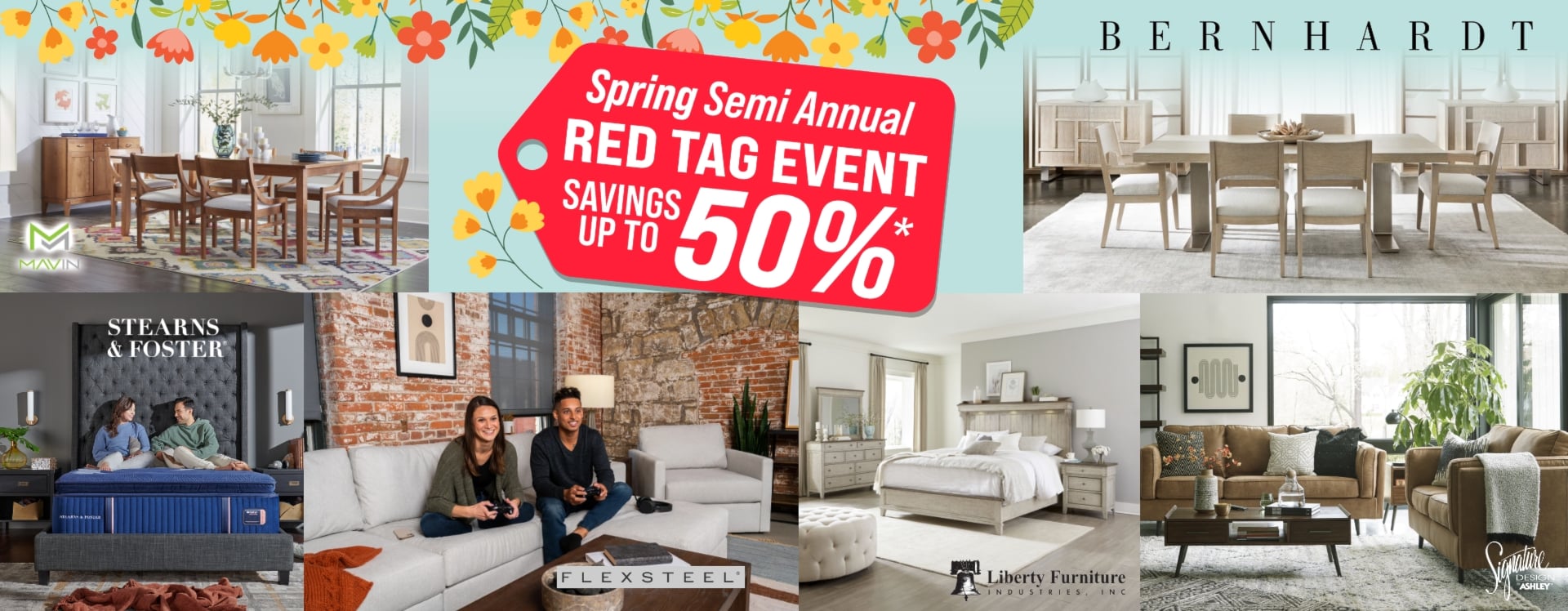 Spring Semi Annual Red Tag Event - Savings up to 50%