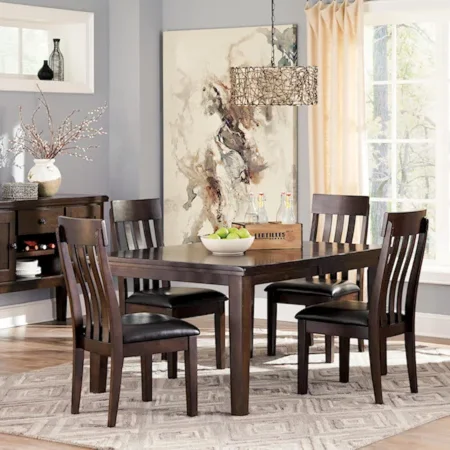 Casual Dining room setting