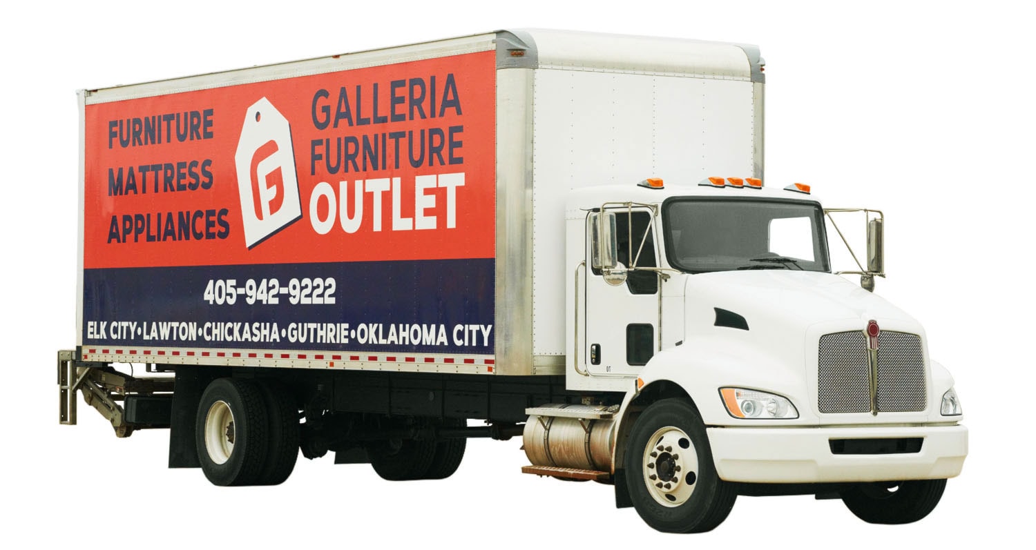 Galleria Furniture delivery truck
