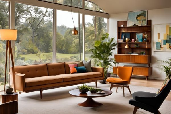 Mid-Century modern living room