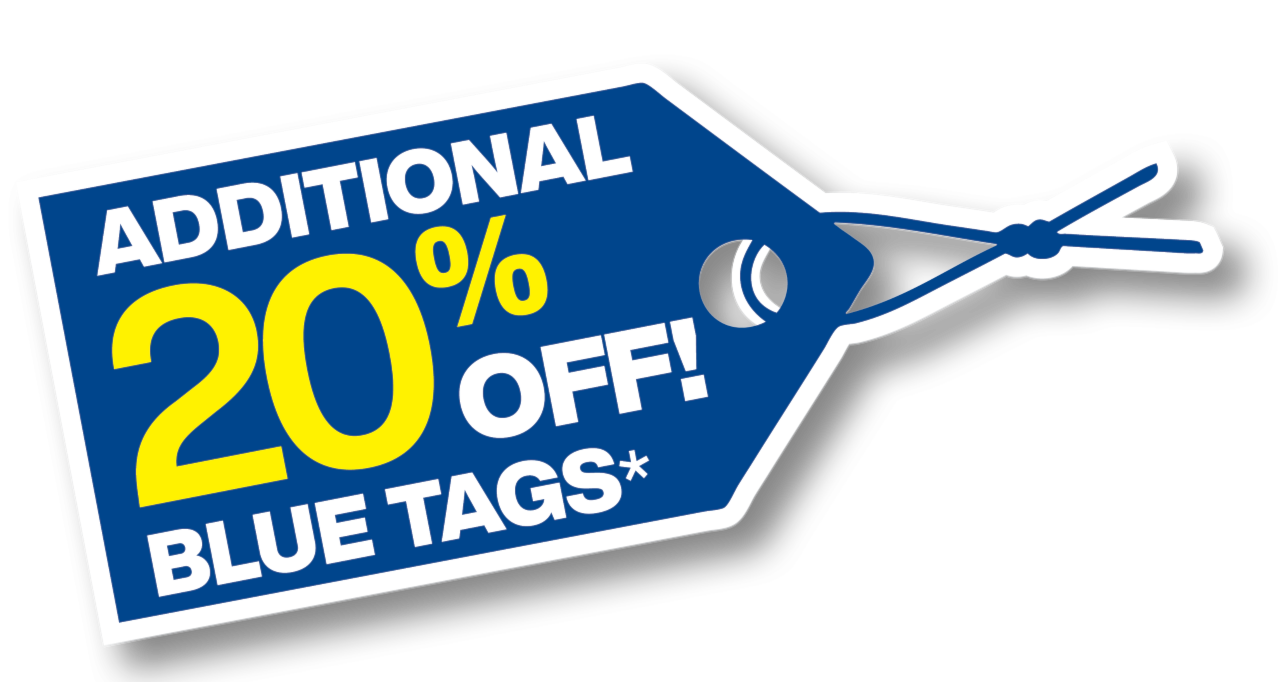 additional 20 percent off blue tag items