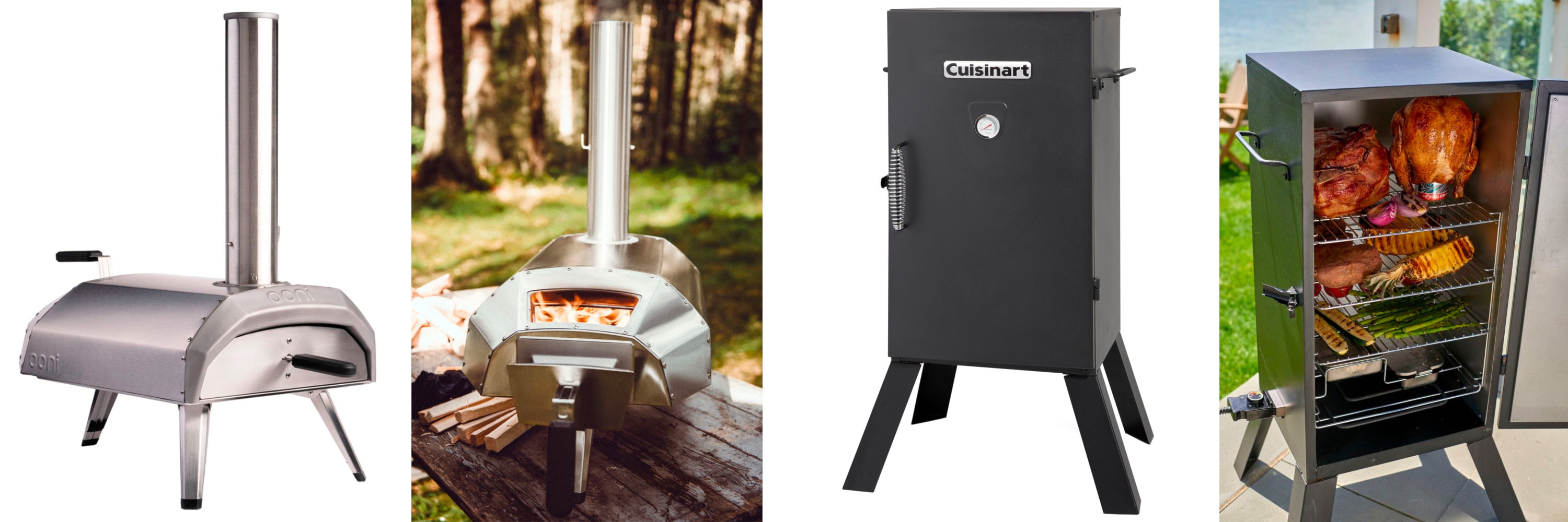Get a free outdoor pizza oven or smoker with qualifying in stock outdoor furniture purchase $2000 or more