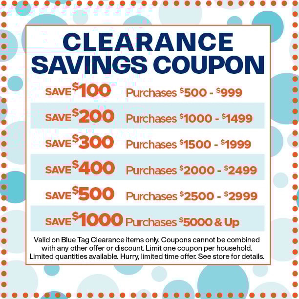 clearance coupons