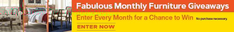 Monthly Furniture Giveaways