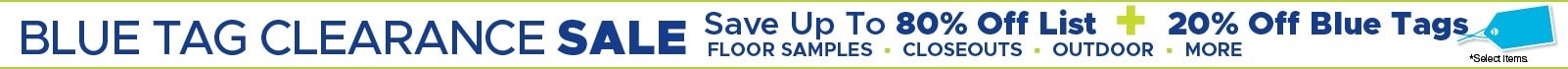 blue tag clearance sale, save up to 80% off list