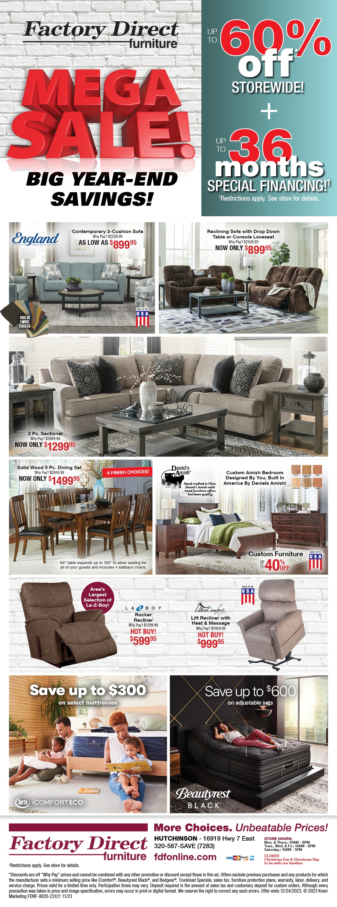 Mega Year End Sale