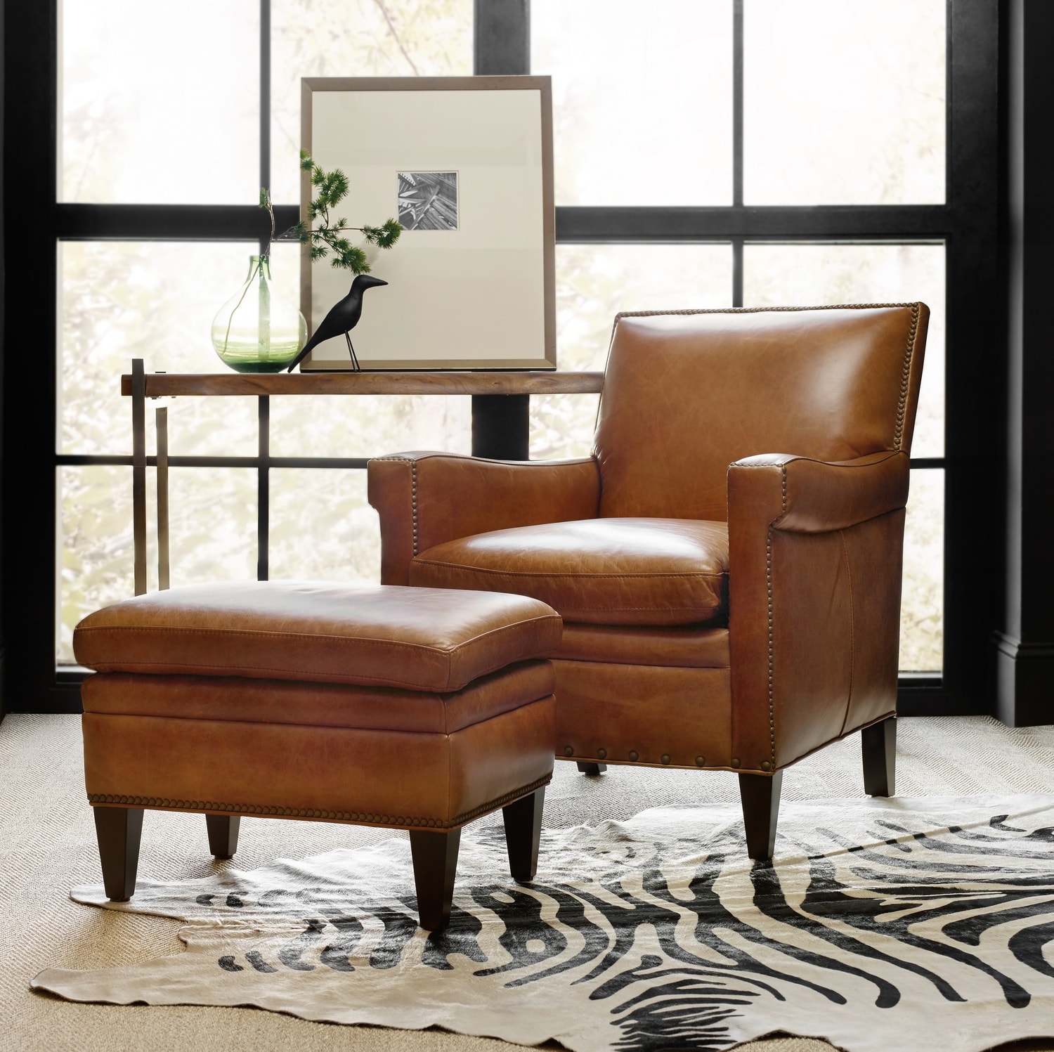 leather chair
