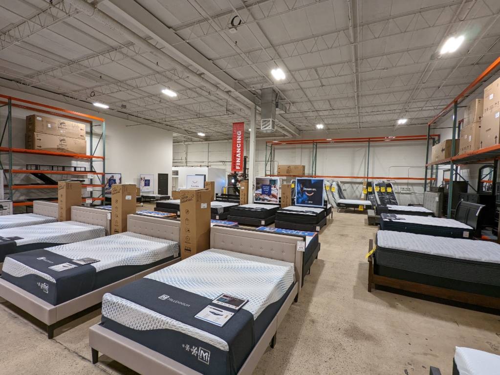 Mattresses at the outlet