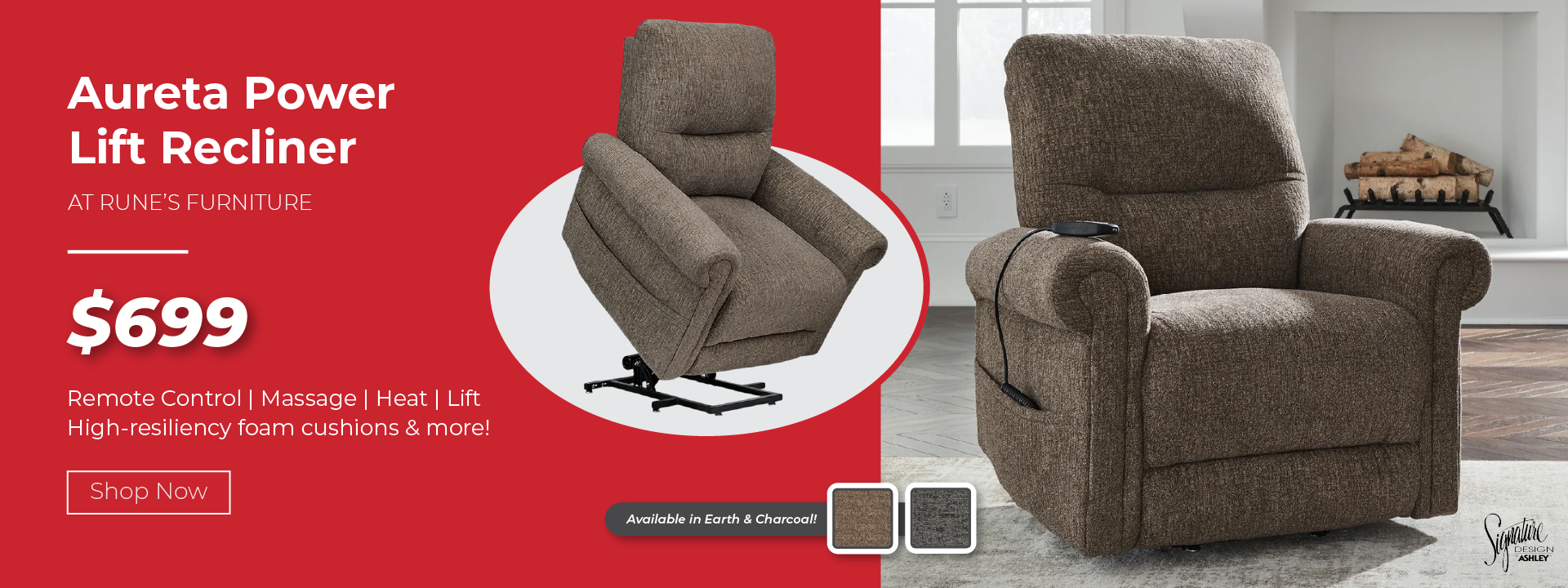 Aureta Power Lift Recliner