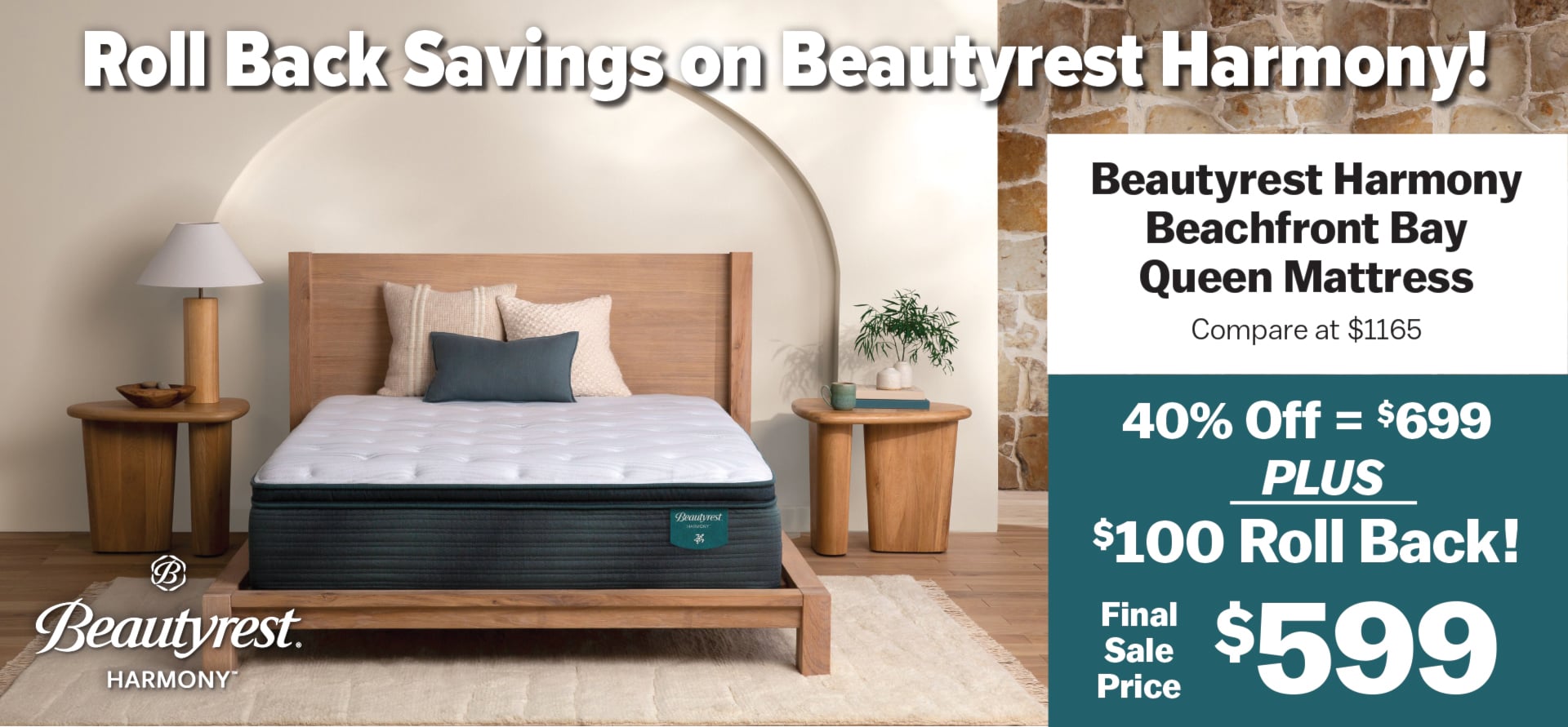 Roll Back Savings on Beautyrest Harmony