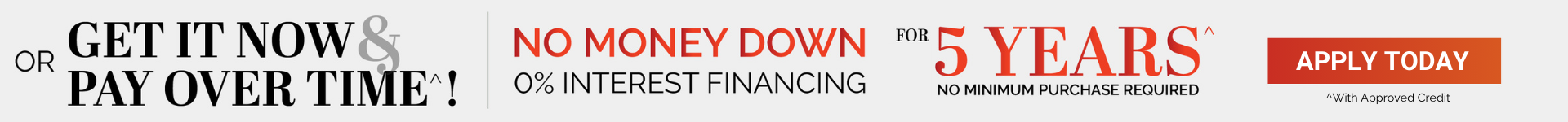 Financing Available at Walker's