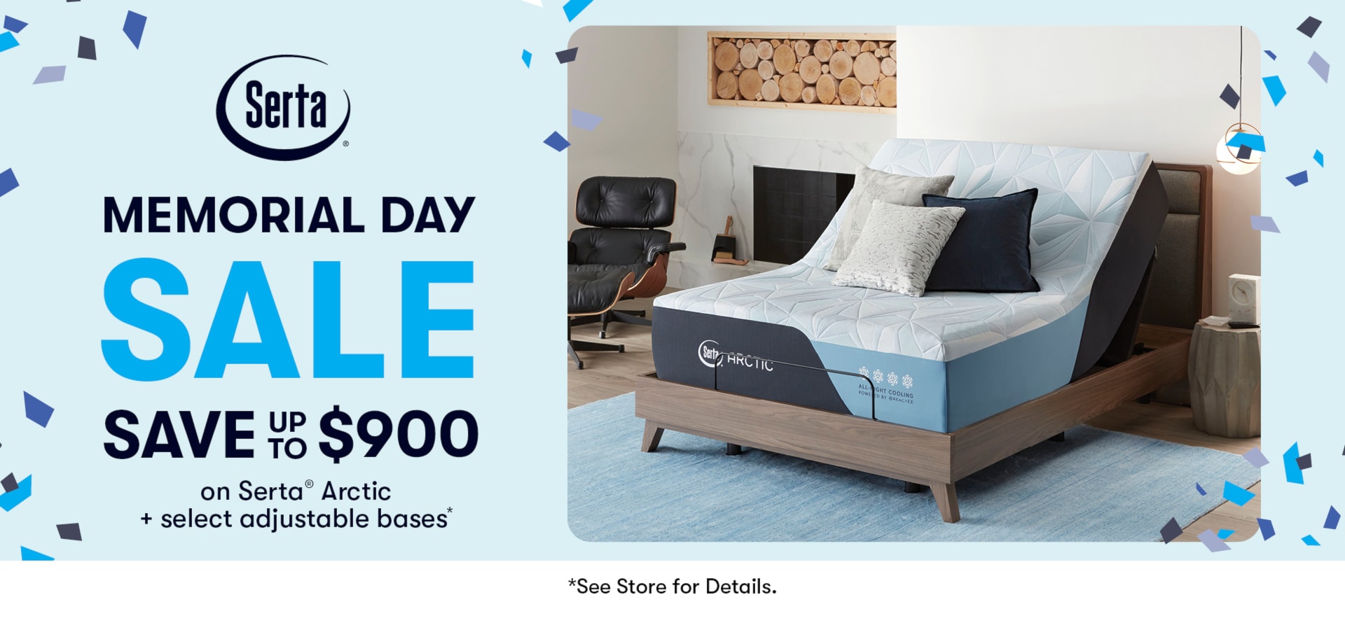 Serta Memorial Day Offer Save up to $900 on Artic