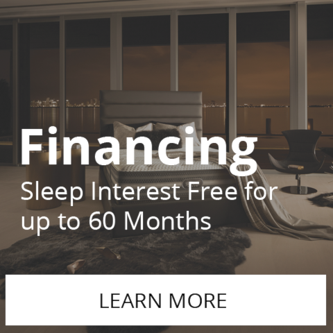 financing - sleep interest free for up to 60 months
