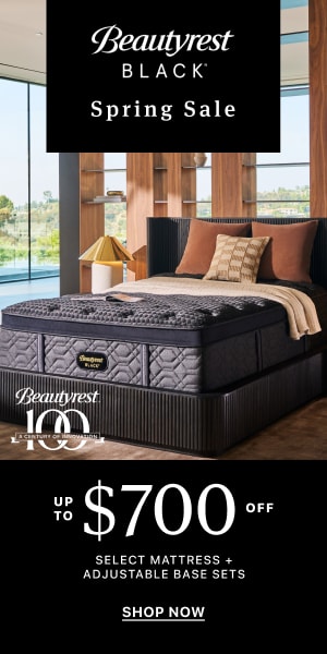 Save up to $700 on Beautyrest Black mattress + base