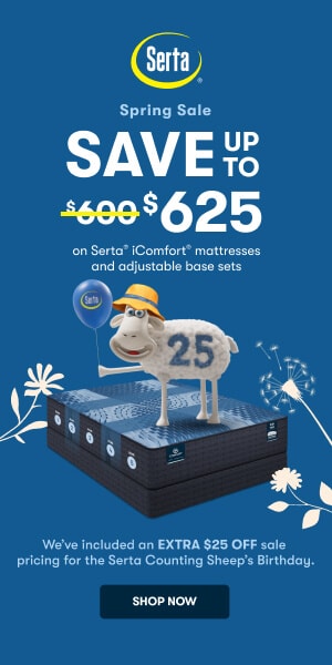 Save up to $625 Serta iComfort mattress + base