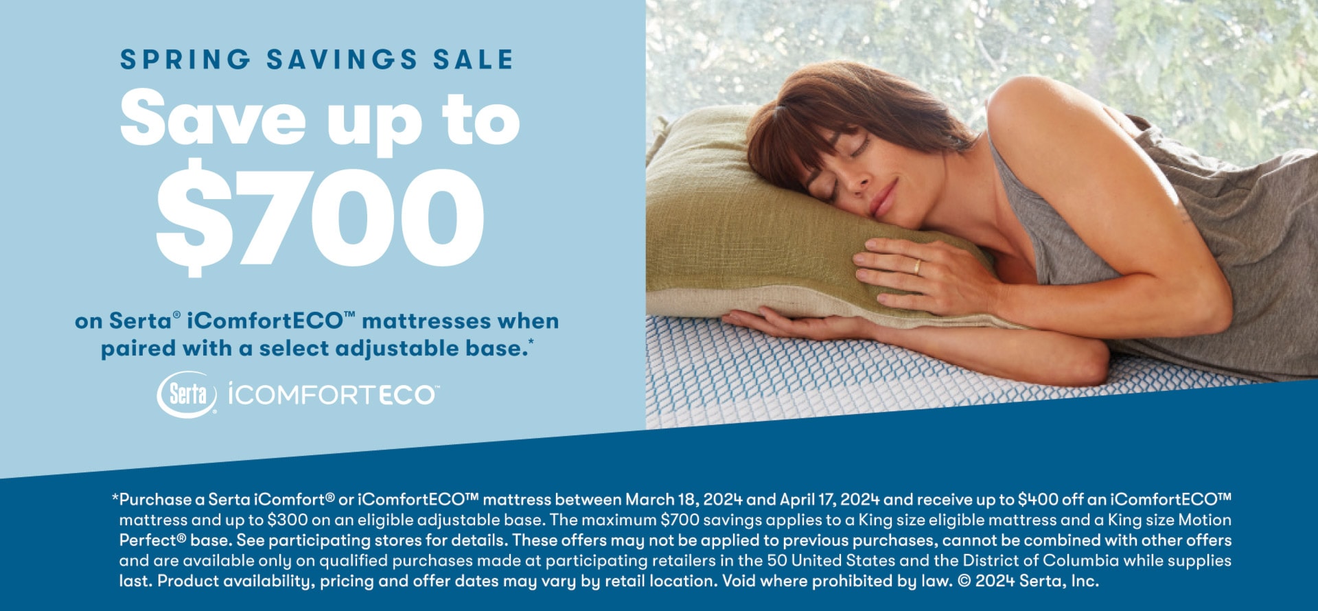 Serta iComfortECO Save up to $700