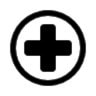 An icon of a health symbol.