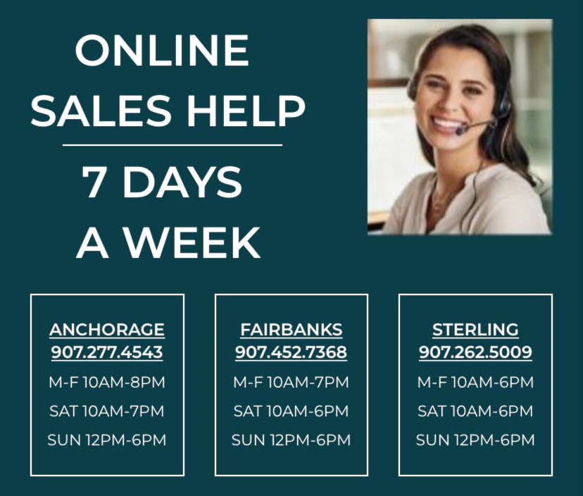 Online Sales Help 7 Days a Week