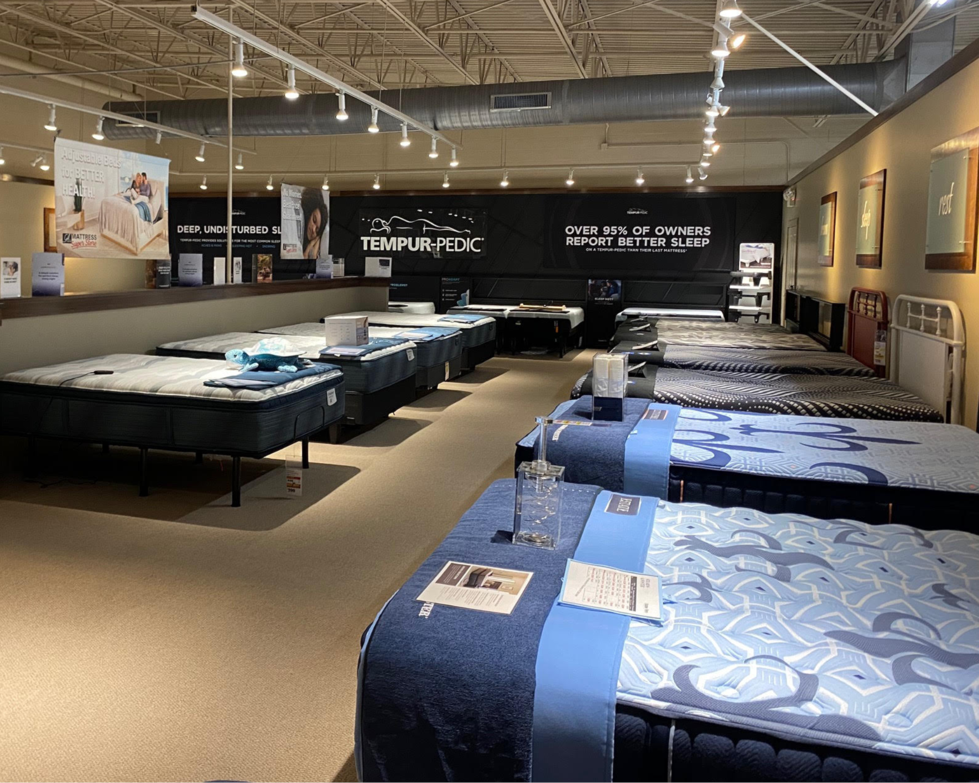 Gill Brothers new Anderson, IN mattress showroom