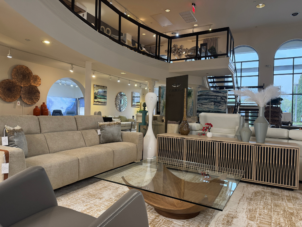 store interior - sofas