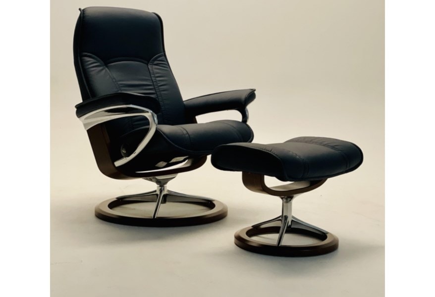 Stressless Chair and Ottoman