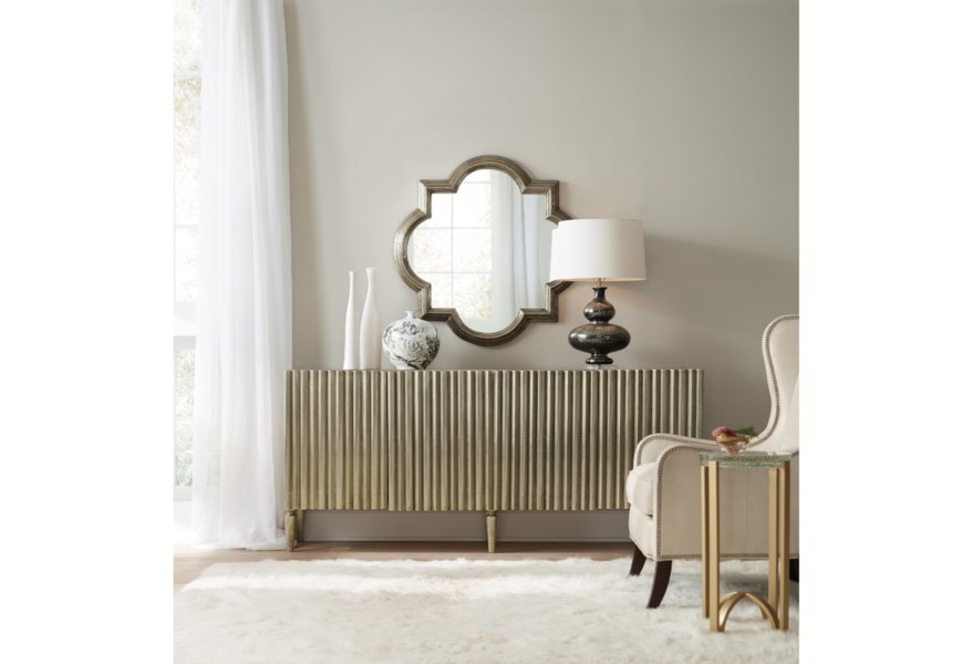 German Silver Accent Console