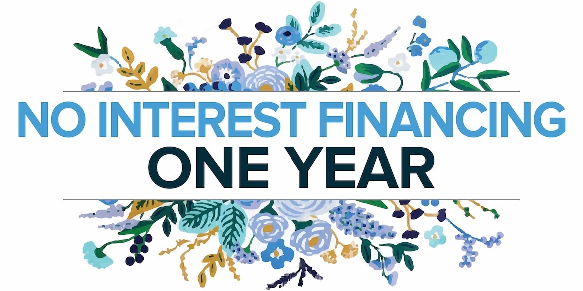One Year No Interest Financing