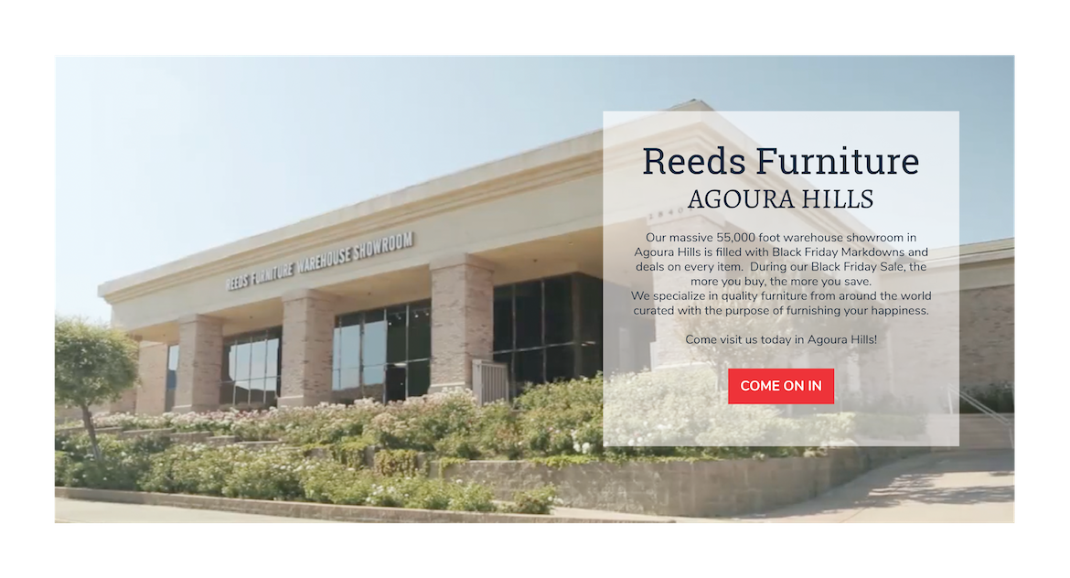 Reeds Furniture Los Angeles, Thousand Oaks, Simi Valley, Agoura Hills
