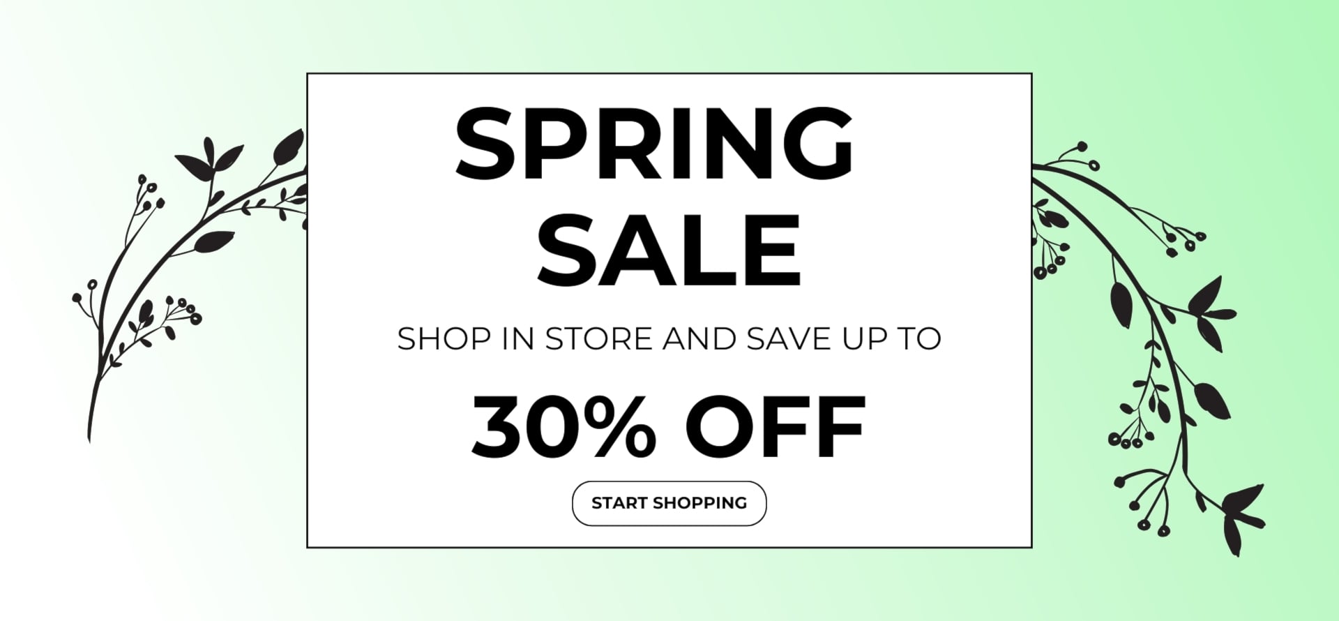 Spring Sale save up to 30% off