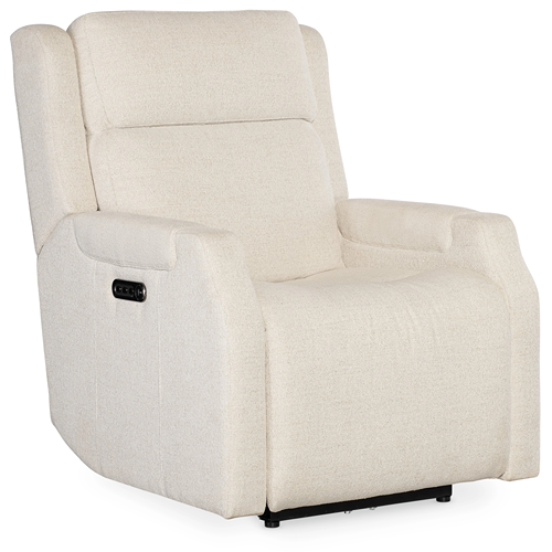 cream fabric recliner