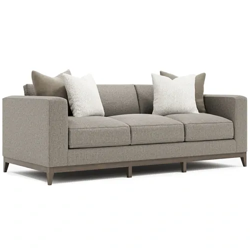 beige fabric sofa