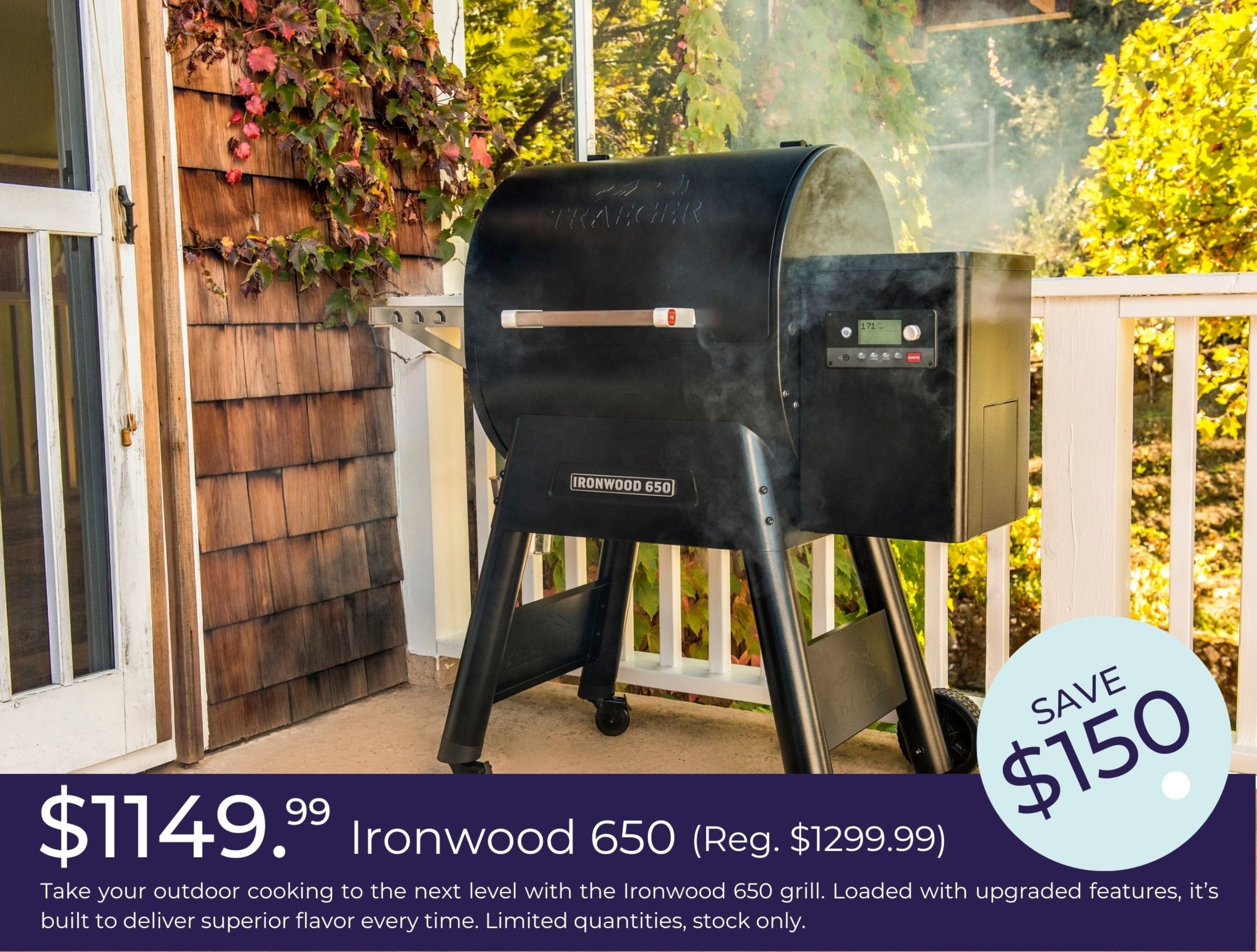 Ironwood 650 Traeger Grill
