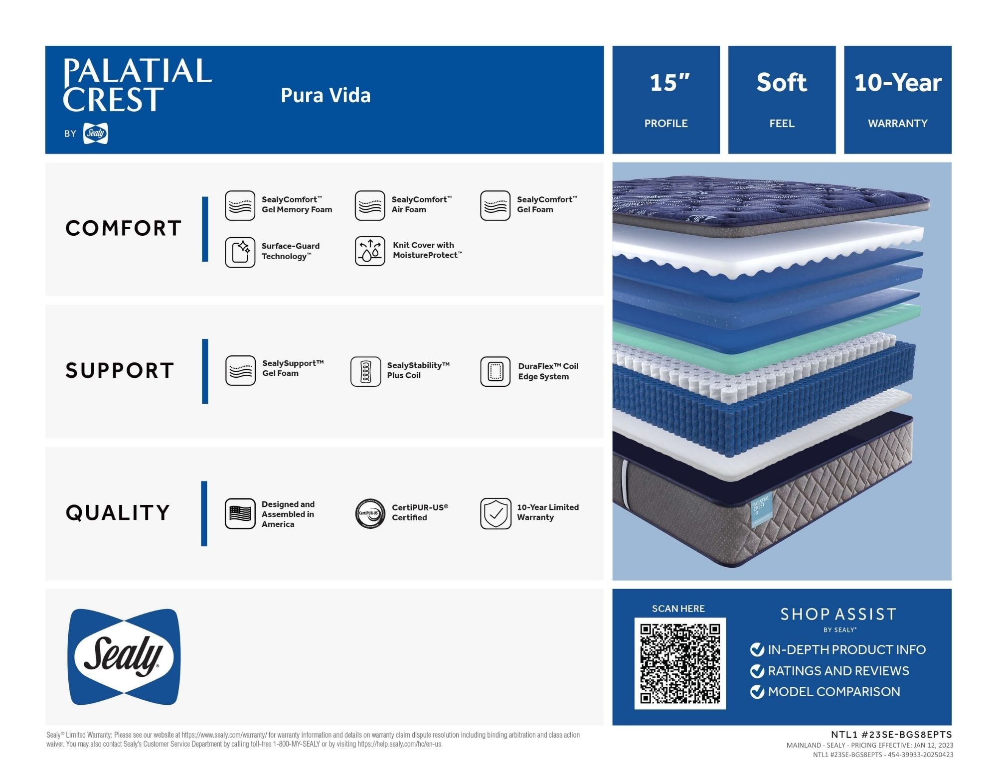 Pura Vida Soft Euro Pillow Top Benefits