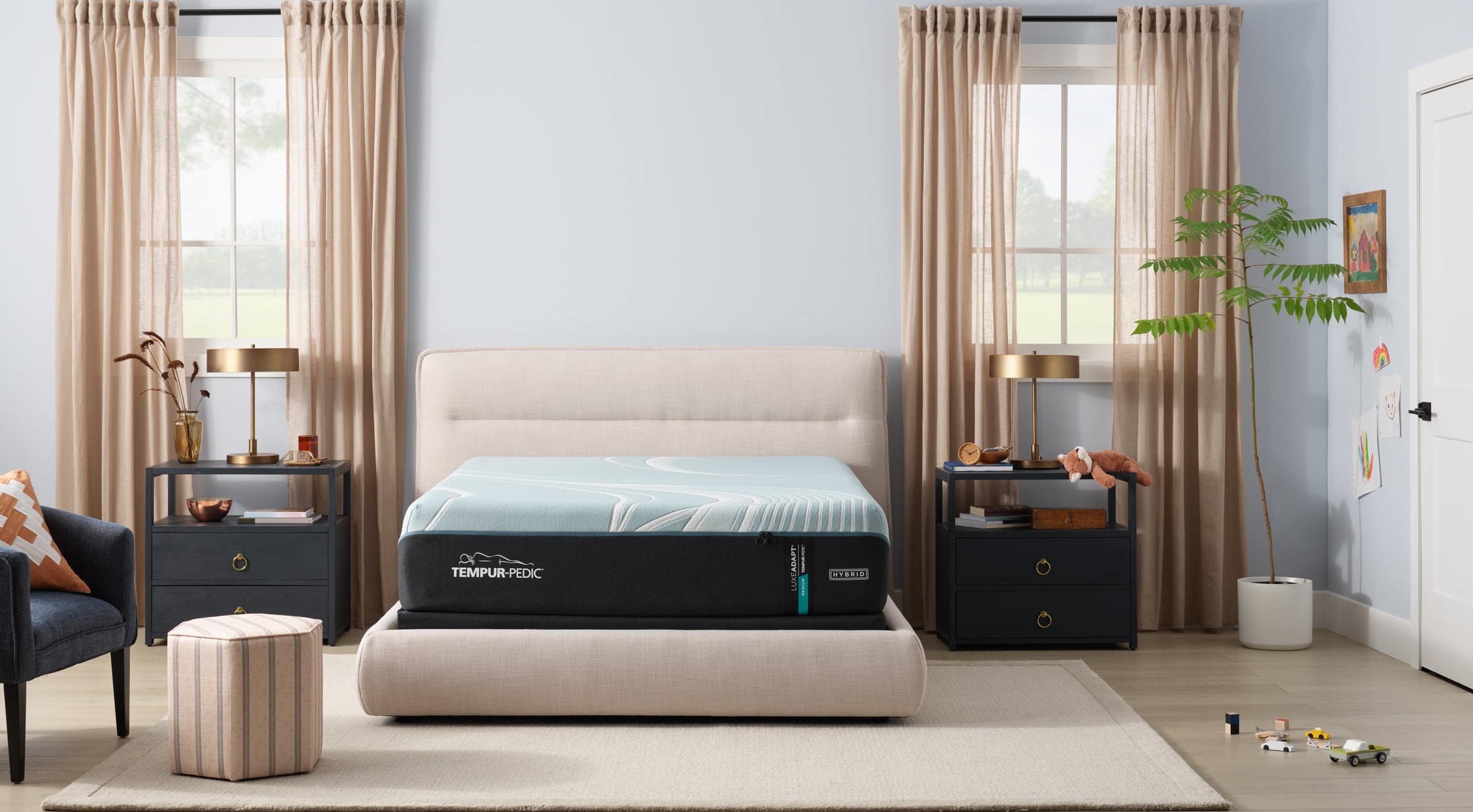 tempurpedic luxeadapt medium hybrid mattress
